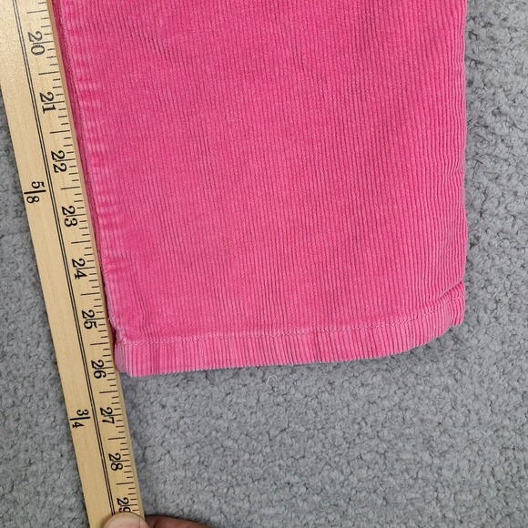 Vineyard Vines Pants Girls Size 12 Pink Corduroy Adjustable Waist Cotton Blend - Picture 15 of 16